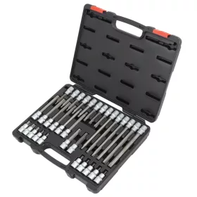  Rátűzőkulcs - crowa+bit készlet 1/2" 32 db-os Torx - Welzh Werkzeug