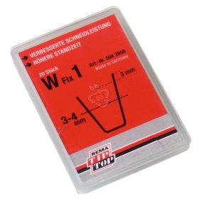   Gumi profilvágóhoz vágókés - szögletes profil - W Fix1. 3-4 mm - 20 db - Rema Tip-Top