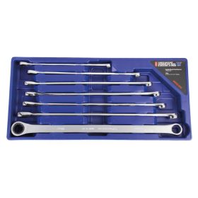   Tálcás Welzh csillag-csillag racsnis extra hossz.klt. 7 db-os 8-19 mm - Welzh Werkzeug