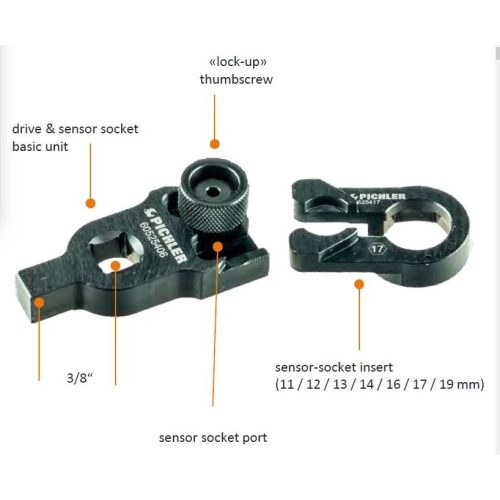 Szenzor szerelő készlet Kipufogógáz Hőmérséklet, Nyomás érzékelőhöz GEN2 - Pichler Tools