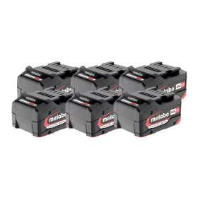 Készlet: 6 db Li-Power akkuegység 18 V - 4.0 Ah - Metabo