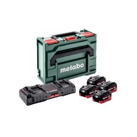   Alapkészlet: 4 db LiHD 5.5Ah ASC 145 DUO + metaBOX 145 - Metabo