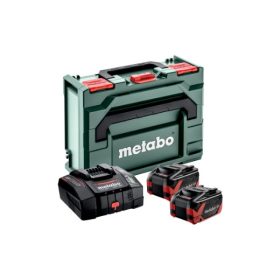   Alapkészlet: 2 db LiHDX 8.0 Ah + ASC 290 + metaBOX 145 - Metabo