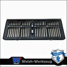Torx-imb.-spline bit készlet 54 db - Welzh Werkzeug