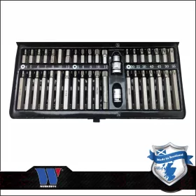 Torx-imb.-spline bit készlet 40 db - Welzh Werkzeug