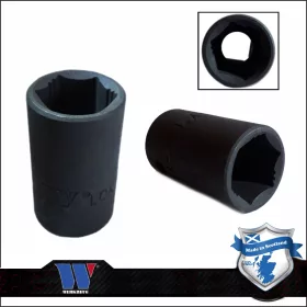   Lok-Typ Légkulcsfej - gépifej 1/2" 16 mm 6 lap alacsony - Welzh Werkzeug