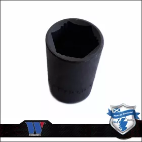   Lok-Typ Légkulcsfej - gépifej 1/2" 19 mm 6 lap alacsony - Welzh Werkzeug