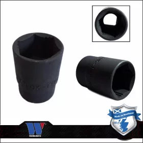   Lok-Typ Légkulcsfej - gépifej 1/2" 24 mm 6 lap alacsony - Welzh Werkzeug