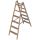 Létra FA lépcső és létrafokos álló 2x 6 fokos - STABILO - KRAUSE