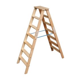   Létra FA lépcsőfokos két oldalon járható 2x 7 fokos - STABILO - KRAUSE