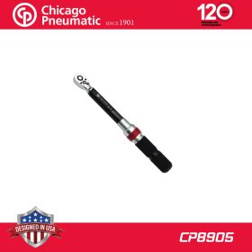   Nyomatékkulcs 5-25 Nm 1/4" - kalibrálva - Chicago (CP8905) - Chicago Pneumatic