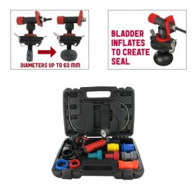   Hűtőrendszer-nyomás és sapka teszter - univ. deluxe luffancs készlet - Hubitools