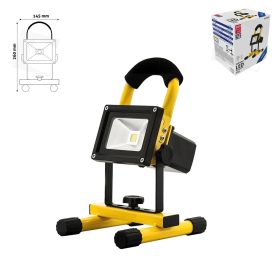   Fényvető (reflektor) hordozható IP65, COB LED-es 6400K 10W akkus - Avide