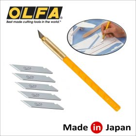   Vágókés dekor és művészkés 6 mm 5 db pengével (AK-1/5B) - Olfa