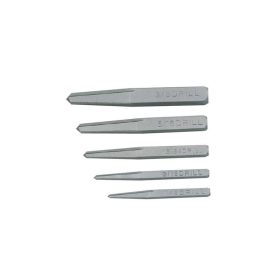   Csavarkiszedő - törtcsavar kihajtó készlet 5 db-os 3-9 mm - kúpos - Genius Tools