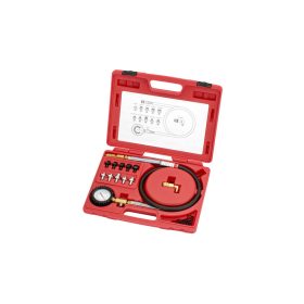   Olajnyomásmérő készlet gyorscsatlakozós 10 db adapter + 1 db könyök - Ellient Tools