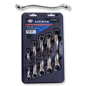   Csillag-csillagkulcs készlet SPEC. hajlított 5 db-os 10-19 mm -- Licota Tools