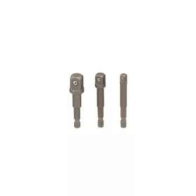   Adapter készlet fúrógéphez - csavarbehajtóhoz 1/4"-3/8"-1/2" - Genius Tools