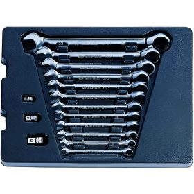   Csillag-villás racsnis készlet 15 db-os 8-22 mm-ig - King Tony