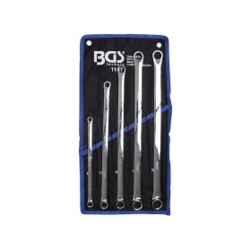   Csillag-csillagkulcs készlet egyenes extra-hosszú 5 db-os 8-19 mm - BGS