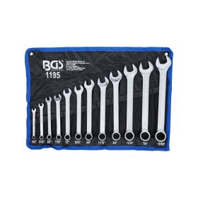   Csillag-villáskulcs készlet 12 db COLOS /SAE-Inch/ méret: 1/4"- 15/16" - BGS