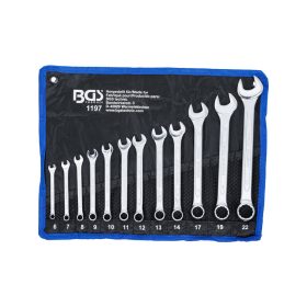 Csillag-villáskulcs készlet 12 db-os 6-22 mm - BGS