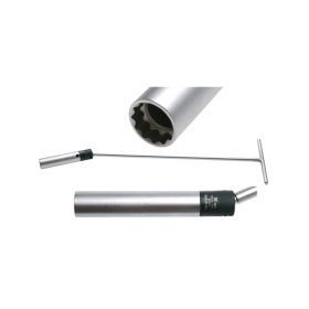 Gyertyakulcs csuklós nyomatékkorlátos 16mm 20Nm - BGS