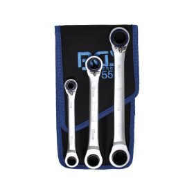   Racsnis csillagkulcs készlet irányváltós 8-19mm 3 részes - BGS