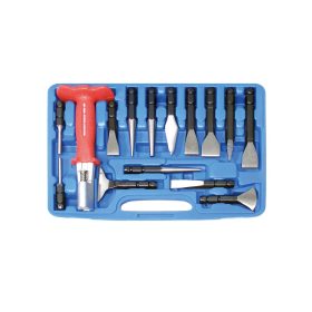 Hidegvágó kiütő pontozó készlet 15 részes - BGS