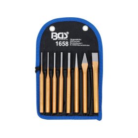 Hidegvágó kiütő pontozó készlet 8 részes - BGS