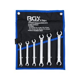 Fékcső kulcs készlet 8-19mm 6 részes - BGS