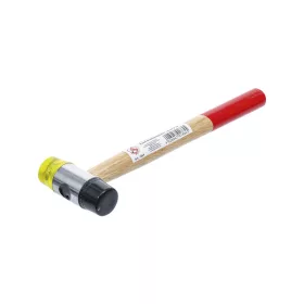   Kalapács műanyag-gumikeverék + sárga nylon fej (cserélhető) D=30 mm - BGS