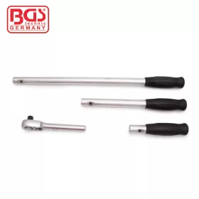   Crowa racsnis kulcs 1/2" cserélhető nyelű 4 db-os készlet - BGS