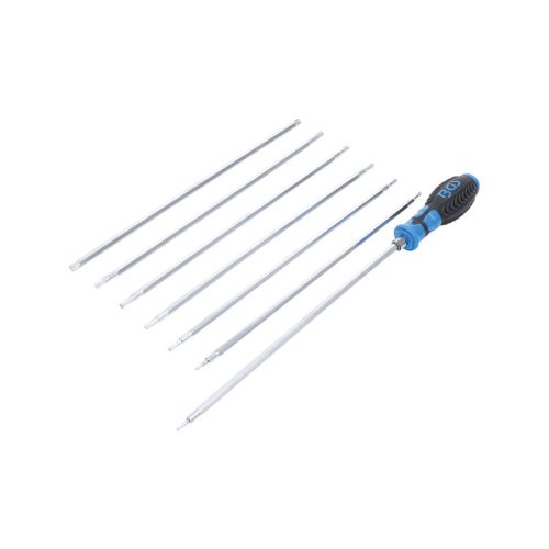 BGS Cserélhető szárú furatos torx csavarhúzó készlet 8 részes
