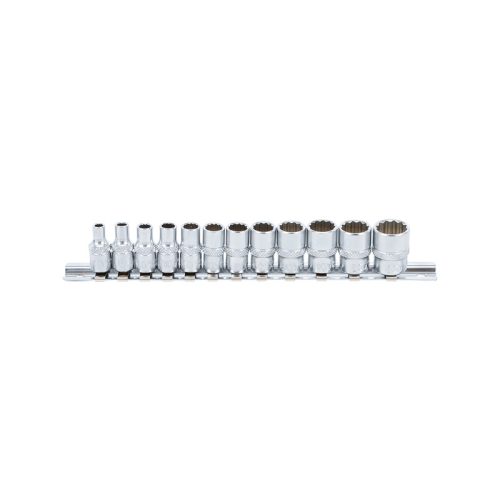 BGS Dugókulcs készlet colos 12 szögű 1/4" 12 részes