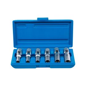   Izzító gyertyaszerelő készlet 3/8" csuklós 6 db-os 80 mm hosszú - BGS
