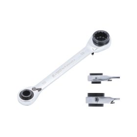 Racsnis csillagkulcs 4 az 1-ben 10x13 - 17x19mm - BGS