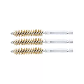 Sárgaréz kefe készlet 11mm 1/4" 3 részes - BGS
