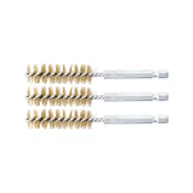 Sárgaréz kefe készlet 14mm 1/4" 3 részes - BGS
