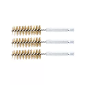Sárgaréz kefe készlet 16mm 1/4" 3 részes - BGS
