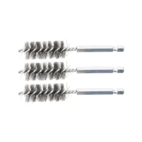 Acélkefe készlet 17mm 1/4" 3 részes - BGS