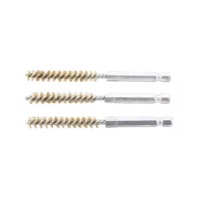 Sárgaréz kefe készlet 8mm 1/4" 3 részes - BGS