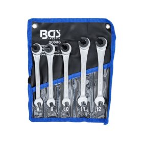   Nyitott racsnis csillag villáskulcs készlet 5 részes - BGS
