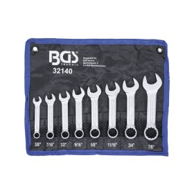   Csillag-villáskulcs készlet marok kivitel - COLOS - 8 db-os - BGS