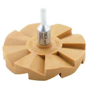   Fólia radír - vanília korong 4000 RPM menetes + adapter legyező alakú - BGS