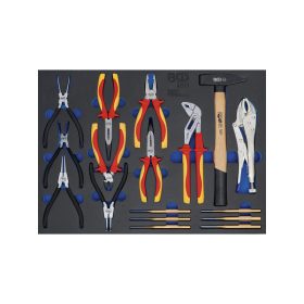   Fogó 1000V és csapkiütő szerszámkészlet 17 db-os 3/3 - BGS