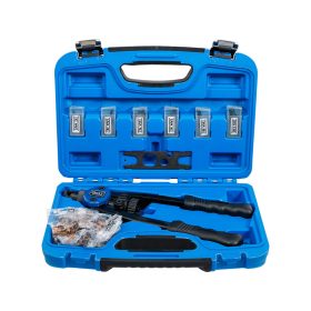   Szegecsanya behúzó kétkezes készlet M3-M4-M5-M6-M8-M10 Alu+Acél - BGS