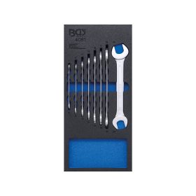 Tálcás villáskulcs készlet 6-22mm 8 részes - BGS