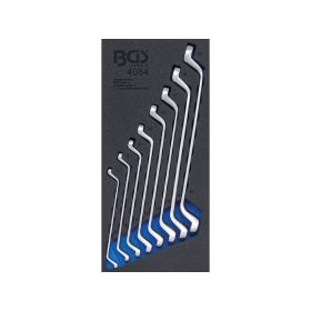   Tálcás hajlított csillagkulcs készlet 6-22mm 8 részes - BGS