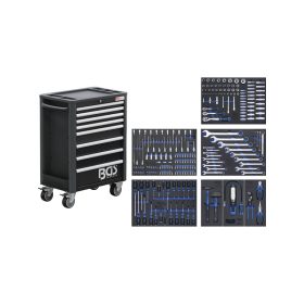   Szerszámos kocsi gyári-felszerelt 234 db-os 8 fiókos - BGS